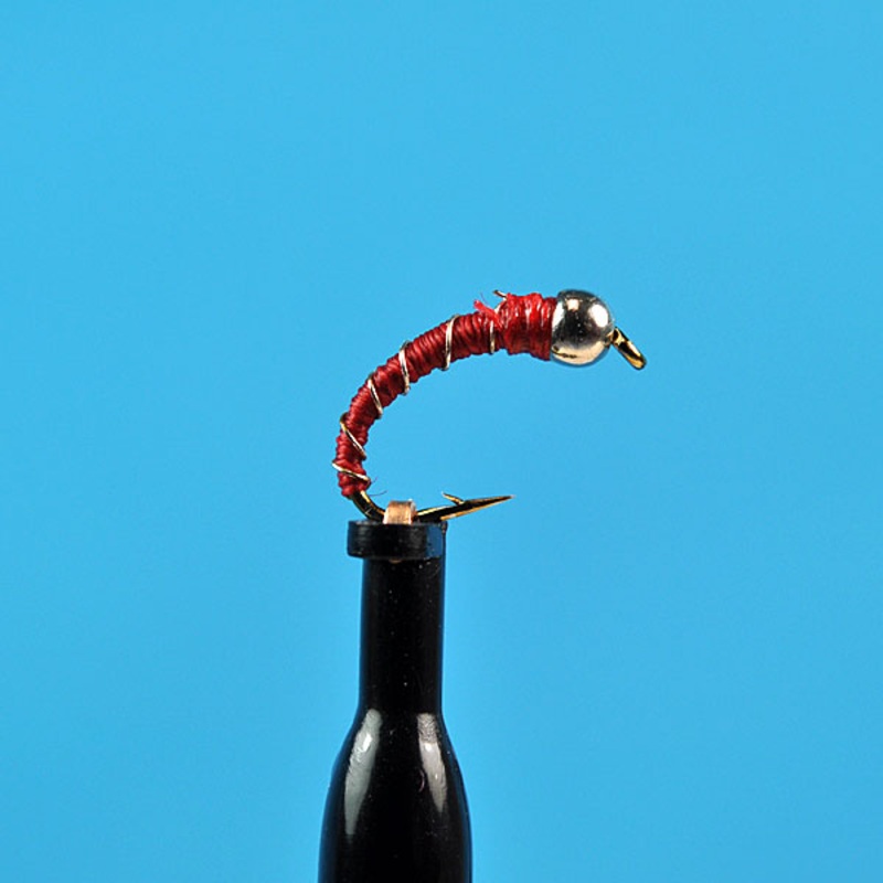 Bead head zebra midge red|14|16|18|20