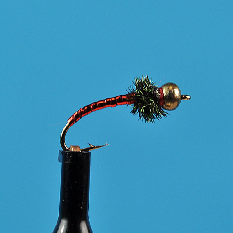 Bead head disco midge red|12|14|16|18