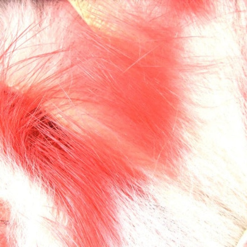 Hareline Two-Tone Crosscut Rabbit Flesh Strips