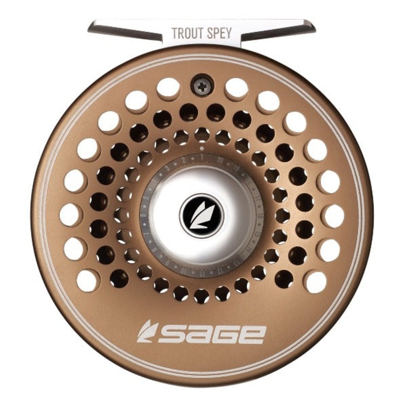 Sage Trout Spey Fly Reel|Bronze|Stealth/Silver|1/2/3|3/4/5