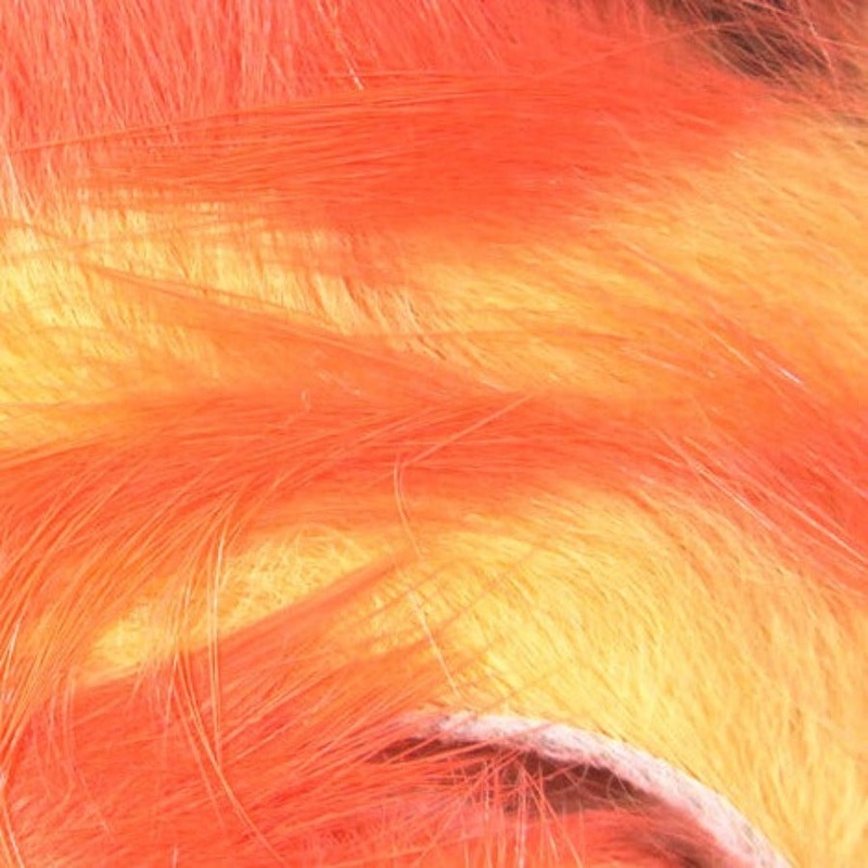 Hareline Two-Tone Rabbit Flesh Strips