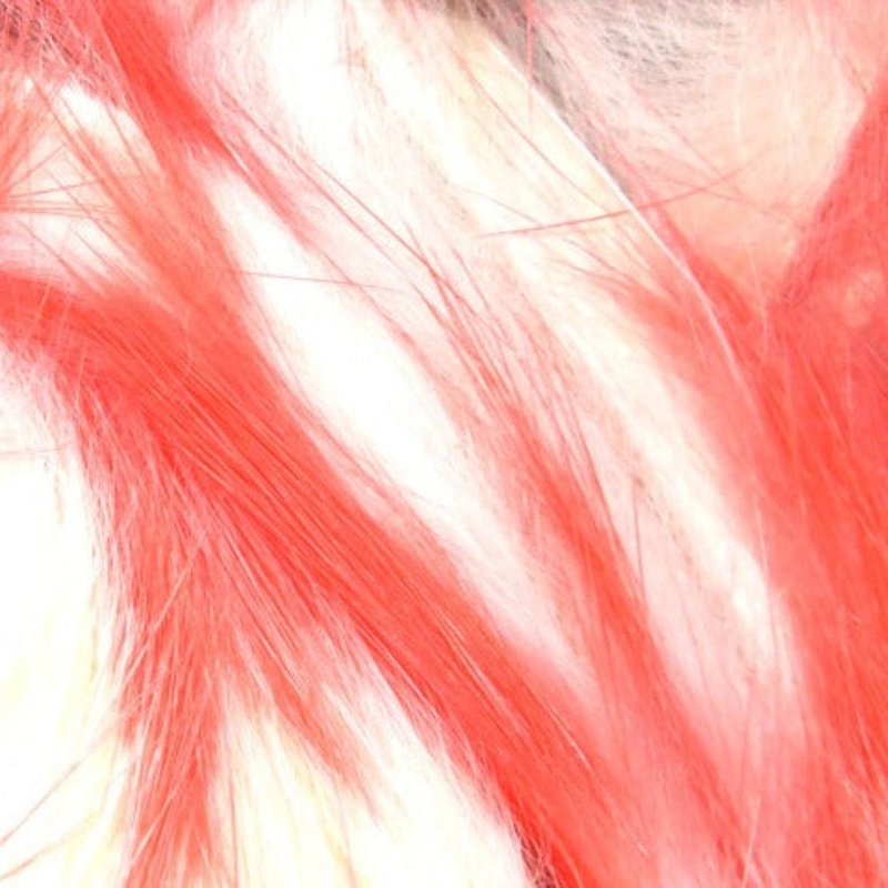 Hareline Two-Tone Rabbit Flesh Strips