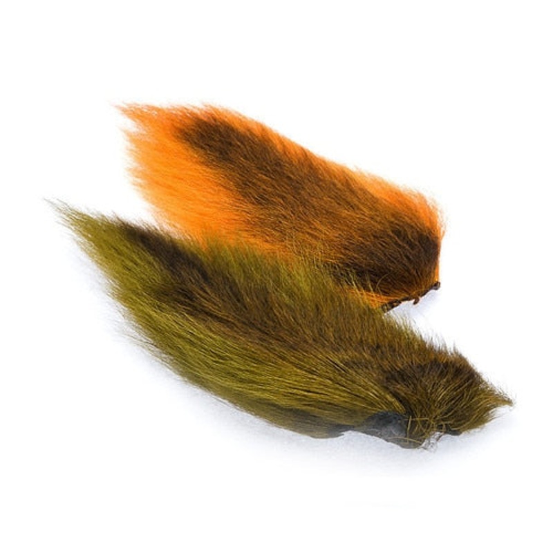 H&H Whole Bucktail|Black|Brown|Fl. Blue|Fl. Chartreuse|Fl. Pink|Natural White|Olive|Orange|Red|Root Beer|Tan|Yellow|Fl. Green