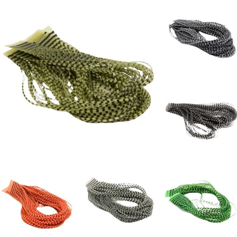 Hareline Grizzly Micro Legs|Bone |30|Clear |65|Fl. Orange |137|Olive |263|Rootbeer |320|Smoke |358