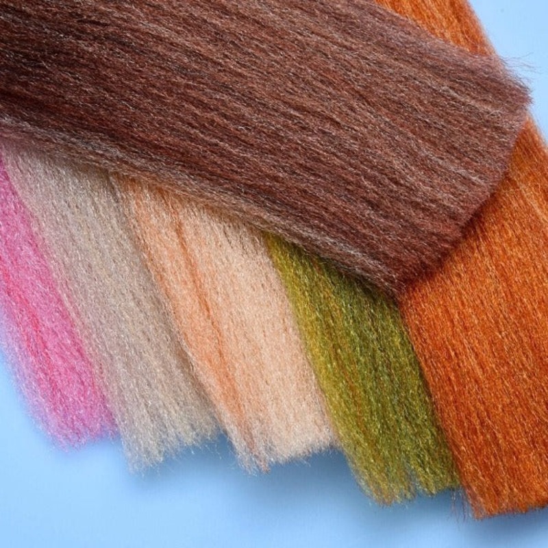 EP 3D Silky Fibers|Black|Chartreuse