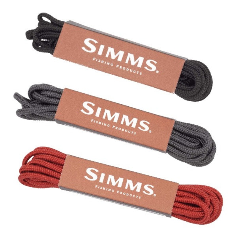 Simms Replacement Boot Laces|Black|Orange|Pewter