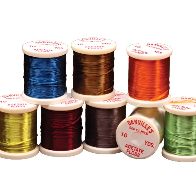 Danville Acetate Floss|Beige|Light Olive|Pink|Pale Yellow