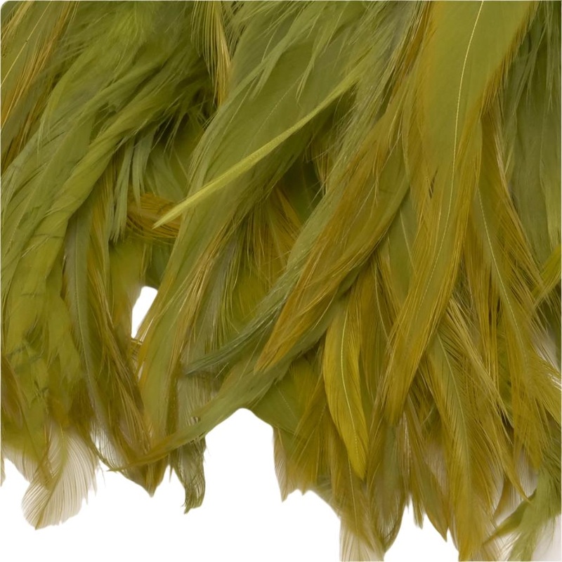 H&H Saltwater Saddle Hackle|Black|Blue|Fl Chartreuse|Dk Green|Fl Pink|Olive|Purple|Red|White|Yellow