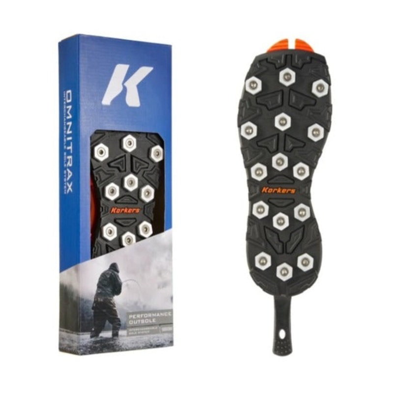 Korkers Interchangeable Triple Threat Aluminum Hex Disc Sole