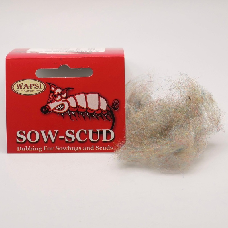 Wapsi Sow-Scud Dubbing|Bighorn Orange|Rainbow|Tan/Rainbow