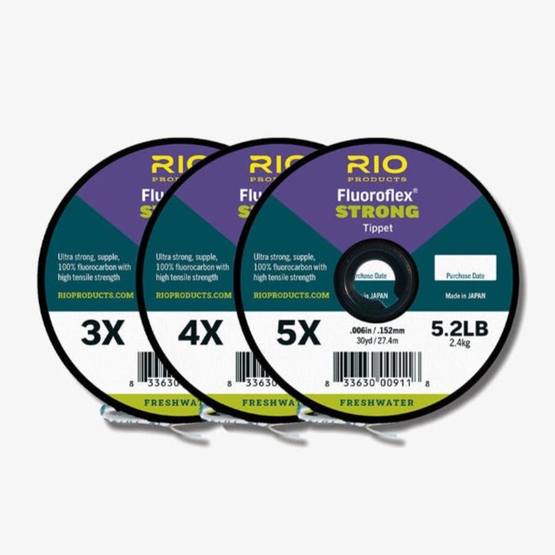 Rio Fluoroflex Strong Tippet|30yd|100yd|20lb|16lb|0X|1X|2X|3X|4X|5X|6X|7X