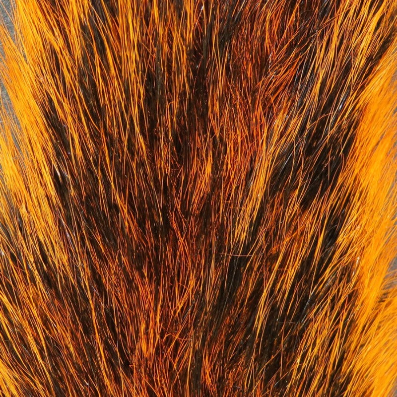Hareline Squirrel Tail|Black|Green|Hot Orange|Natural Fox|Natural Grey|Red