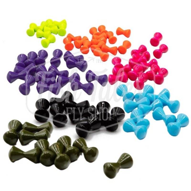 Aqua Flies Intruder Eyes|Black|Olive|Fl. Chartreuse|Fl. Flame|Fl. Pink|Purple|Kingfisher Blue|Blood Red|3/16″|5/32″|1/8″