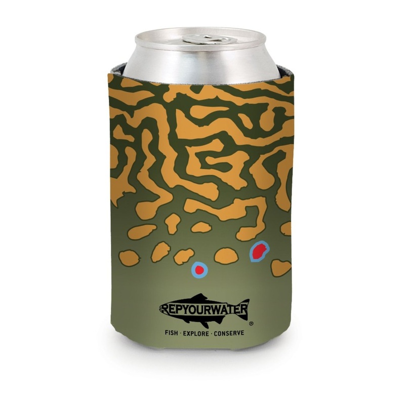 Rep Your Water Can Cooler|Brook Trout Skin