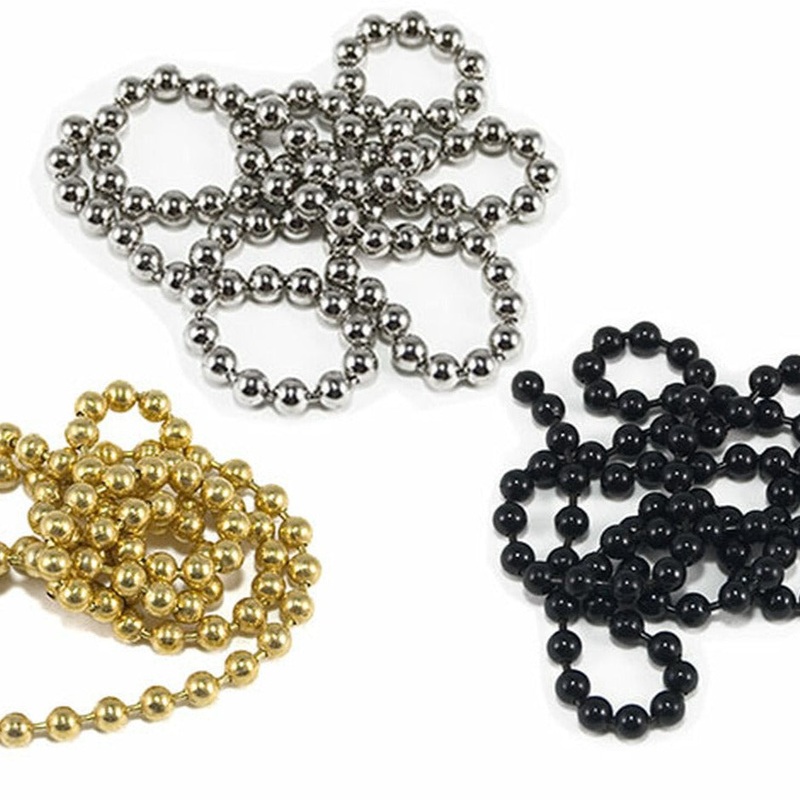 Wapsi Bead Chain Eyes|Stainless|Gold|Black|Silver|Small|Medium|Large|X-Large|X-Small