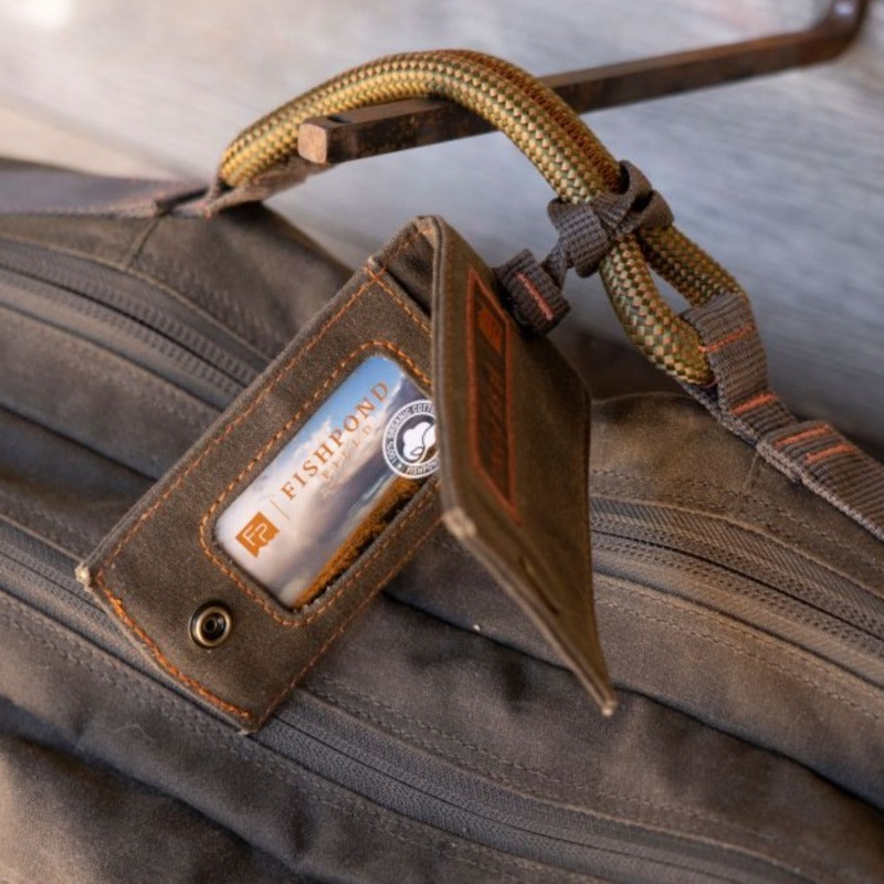 Fishpond FP Field Luggage Tag|Peat Moss