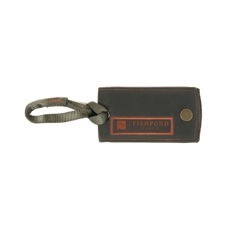 Fishpond FP Field Luggage Tag|Peat Moss