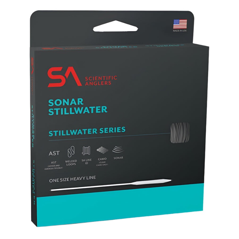 SA Sonar Stillwater Clear Camo Sinking Fly Line