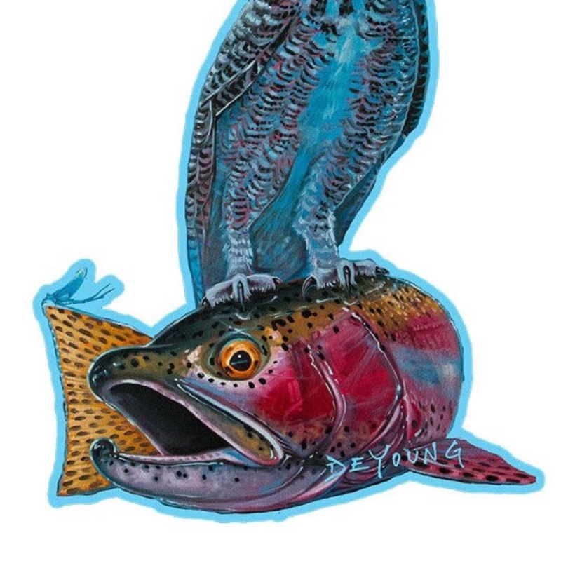 Deyoung Decal Old Owl’s Favorite Steelhead Run