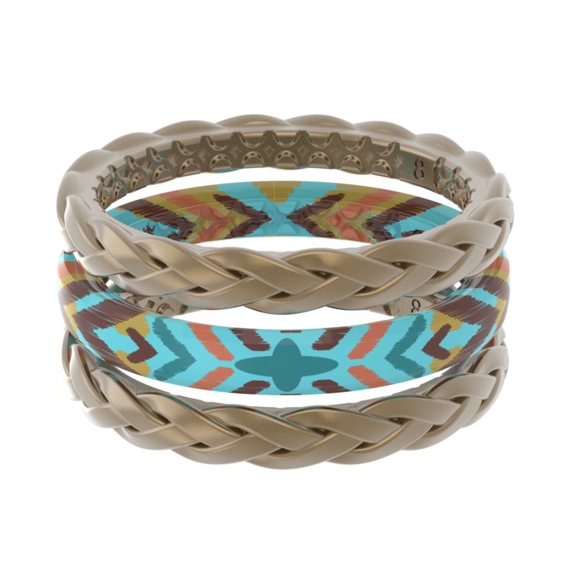 Groove Life Unbridled Katie Van Slyke Stackable Silicone Rings