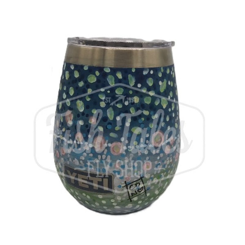 Custom Painted Yeti 10oz Wine Tumbler