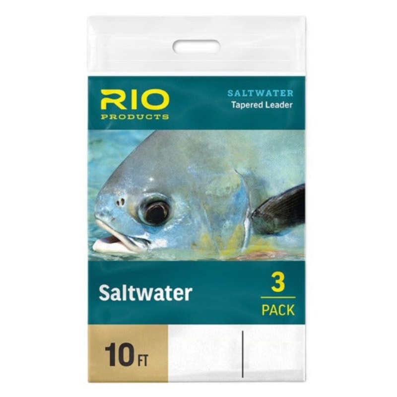 Rio Saltwater Leader 3-Pack|12lb|16lb|20lb|10′