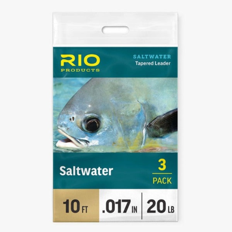 Rio Saltwater Leader 3-Pack|12lb|16lb|20lb|10′