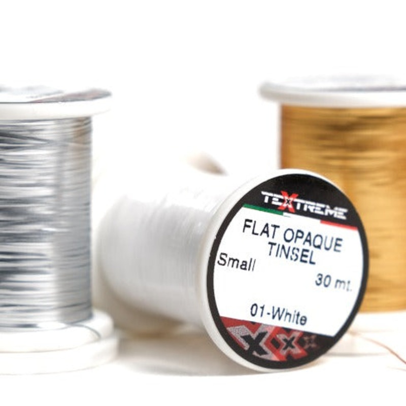 Textreme Flat Opaque Tinsel|Silver|Gold