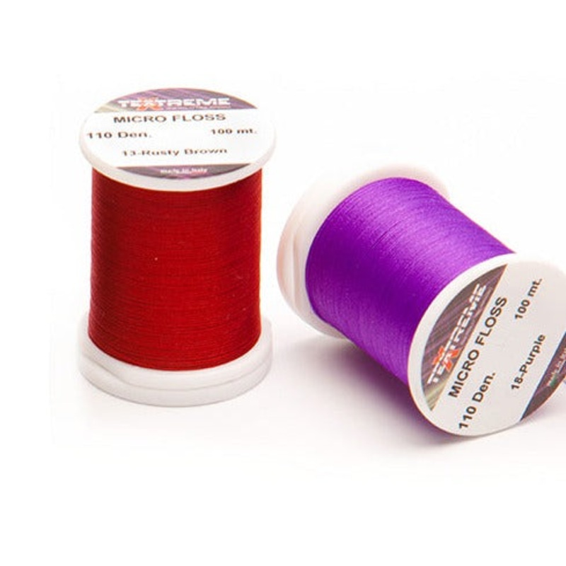 Textreme Micro Floss|Fl. Chartreuse|Light Brown|Fl. Orange|Fl. Pink|Red