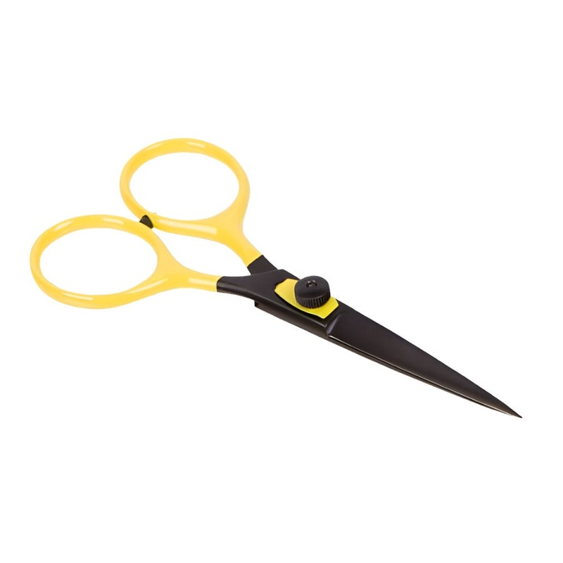 Loon Outdoors Razor Scissors|Yellow|4″|5″