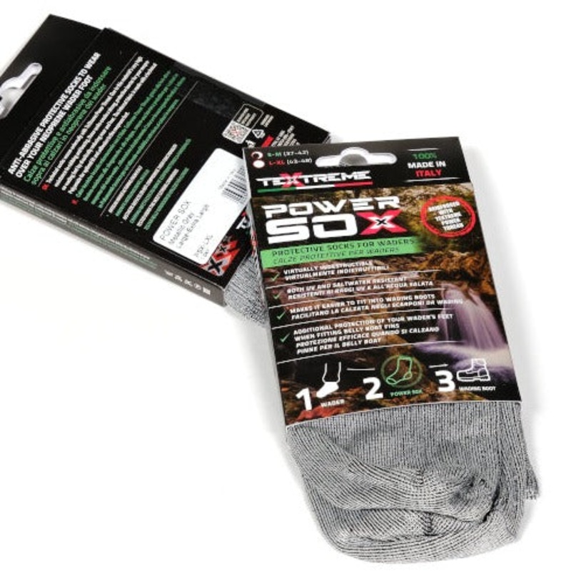Textreme Power Sox|Metallic Grey|Large/X-Large
