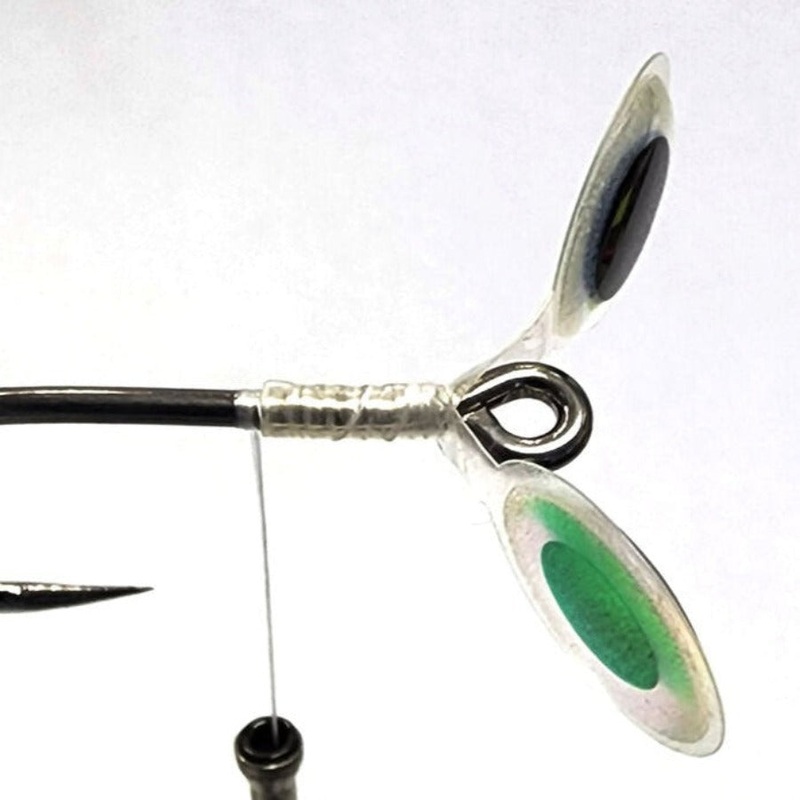 Hareline Fold Over Eye Tabs|Medium 1/2″|Small 1/4″