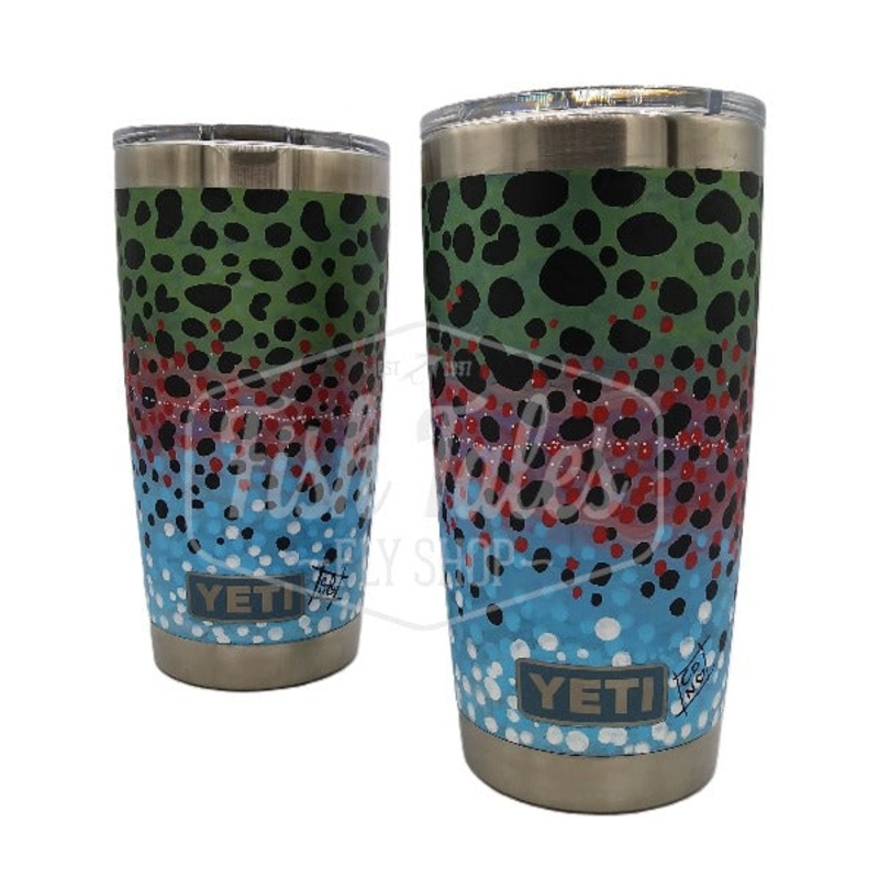 Custom Painted Yeti Rambler 20oz Tumbler