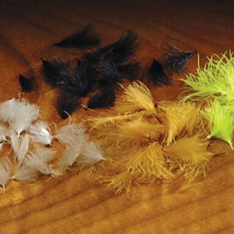Hareline CDC Oiler Puffs|Medium Dun|Olive|PMD|Pale Olive|Rusty Spinner|Sulpher Orange|Tan|White|Black|Brown|BWO|Ginger