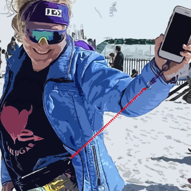 Save My Phone Tether|Red|White|Blue|Black