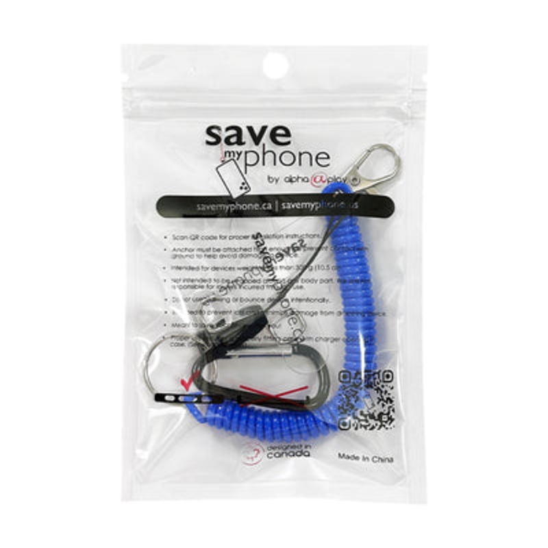 Save My Phone Tether|Red|White|Blue|Black