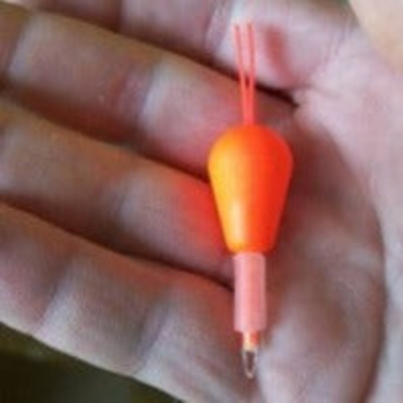 Plumbobber Strike Indicator|Orange|Yellow|Medium 9/16″|Large 5/8″