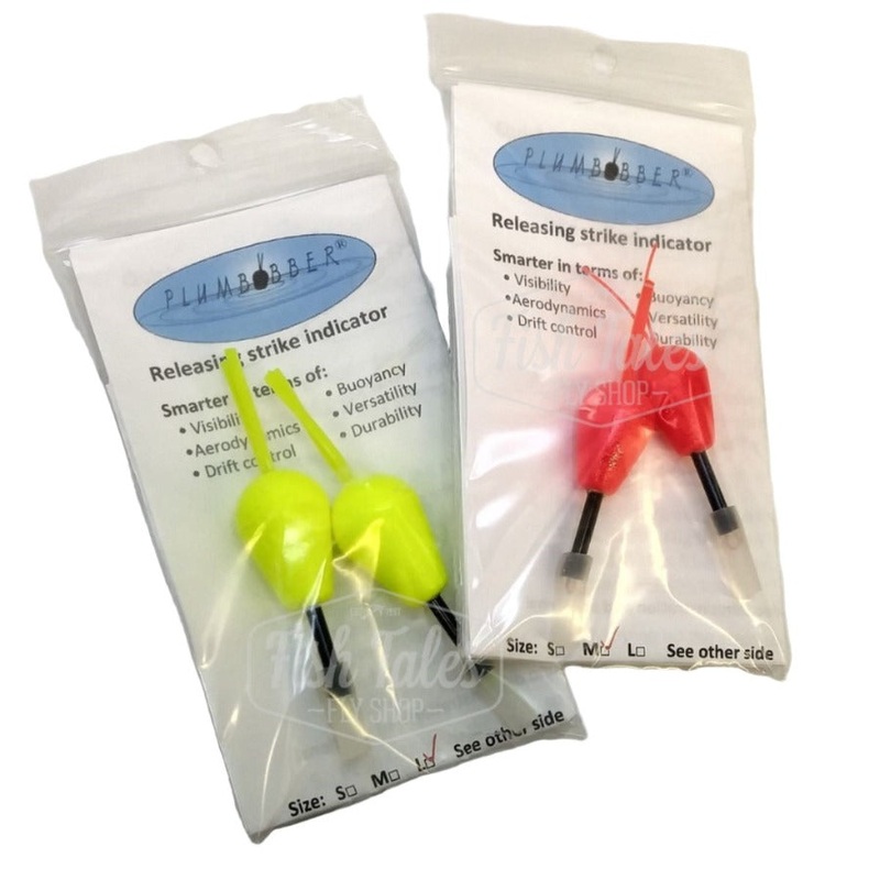 Plumbobber Strike Indicator|Orange|Yellow|Medium 9/16″|Large 5/8″