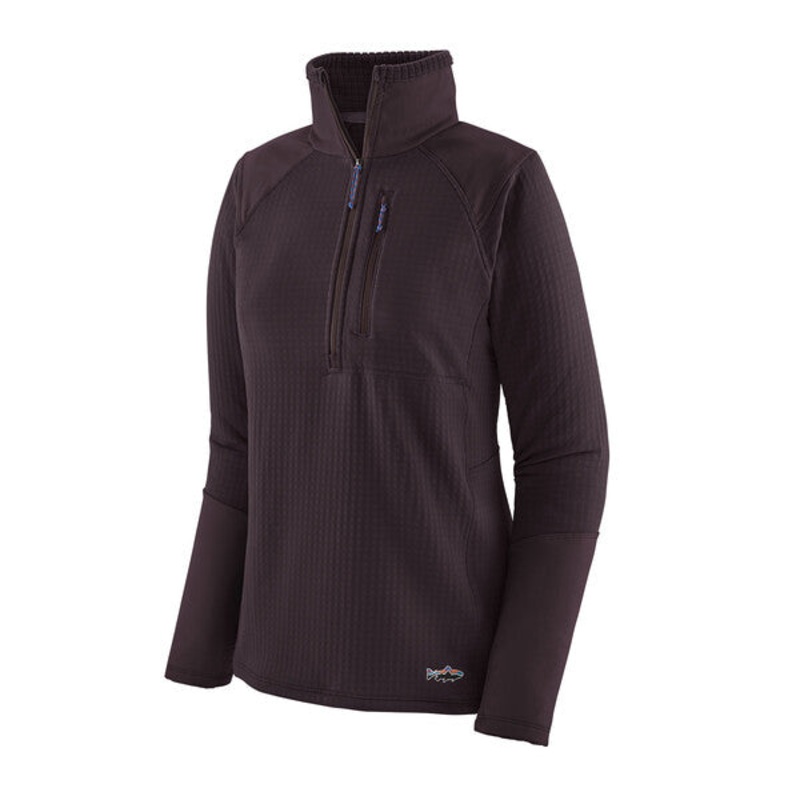 Patagonia Women’s Long Sleeved R1 Fitz Roy Trout 1/4 Zip Pullover (Clearance)