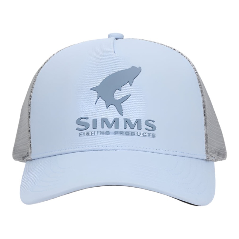 Simms Double Haul Trucker Hat|Simms Orange|Bimini Blue