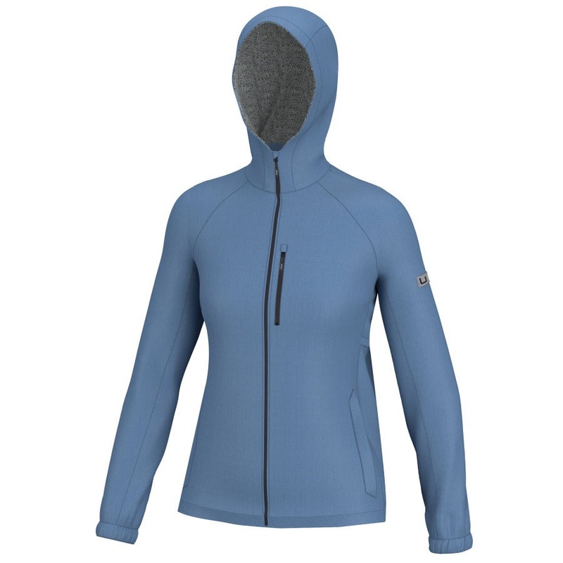 Huk Women’s Rover Rain Jacket|Quiet Harbor|Medium|Large