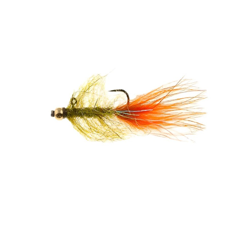 Aqua Flies Balanced Leech|Olive/Burnt Orange|Olive|Hot Head Brown|Black|Claret|Brown|10