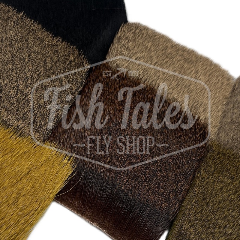 Wapsi Short/Fine Deer Hair|Black|Bleached|Gray|Natural|Olive|Rusty Brown