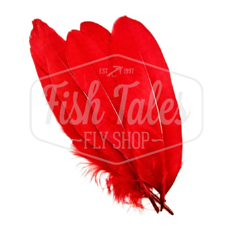 Wapsi Goose Shoulder Feathers|Red|Kingfisher Blue|Black|White