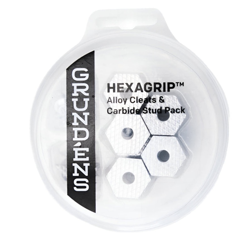 Grundns Hexagrip Alloy Cleat and Carbide Stud Puck Pack