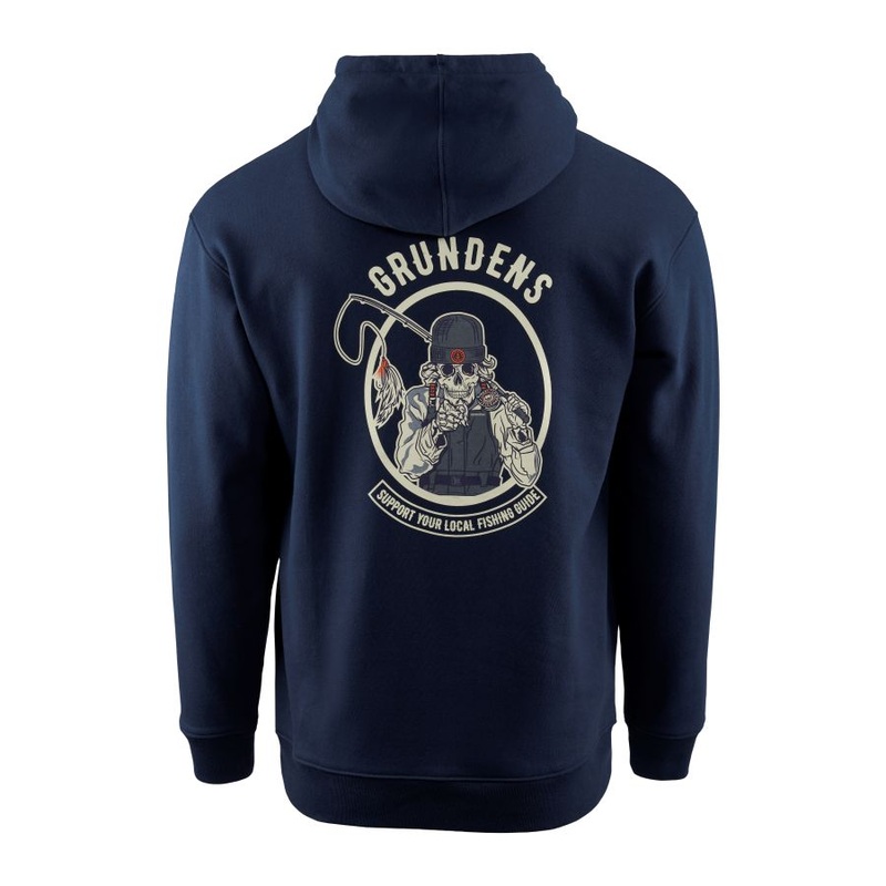 Grundns Men’s Displacement DWR Hoody Support Local Fishing Guides