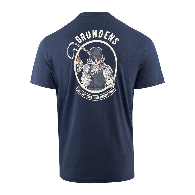 Grundns Men’s Support Local Fishing Guides Short Sleeved T-Shirt