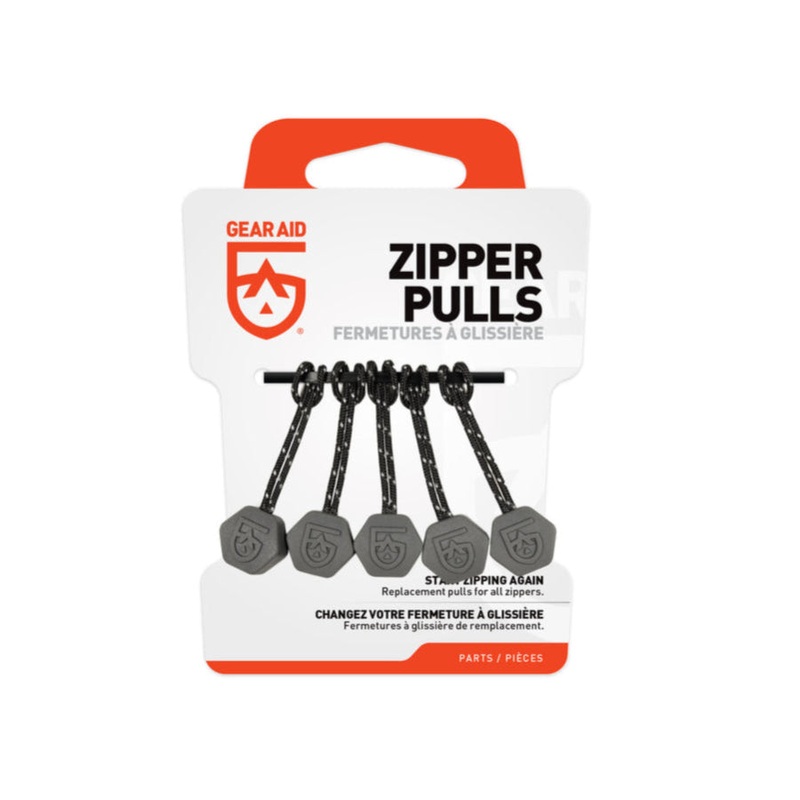 Gear Aid Zipper Pulls 5-Pack|One Size