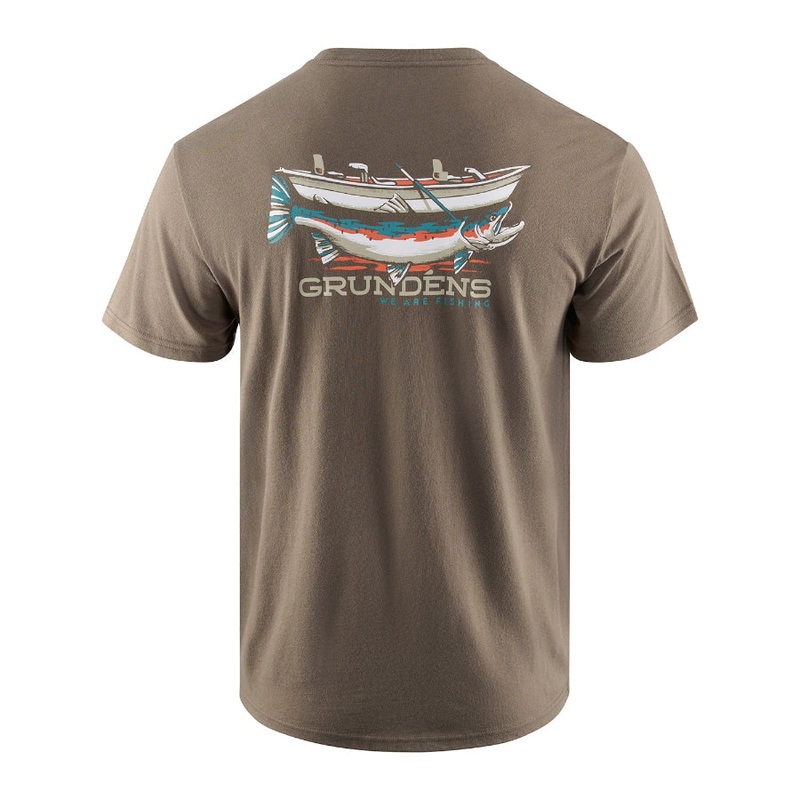Grundns Men’s Drift Boat Short Sleeved T-Shirt