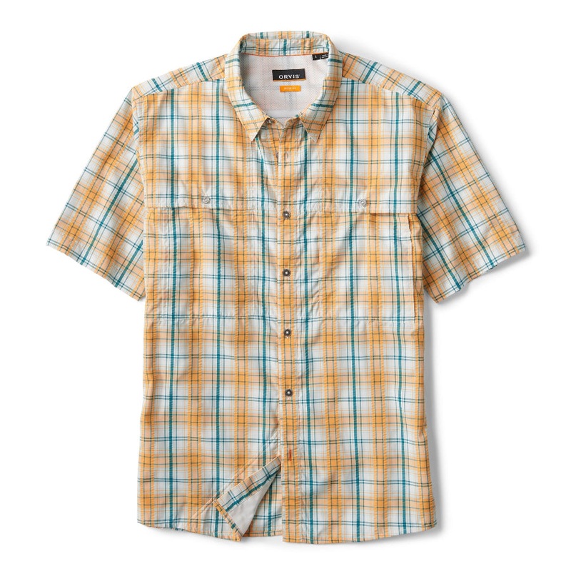 Orvis Men’s Open Air Caster Short Sleeved Plaid Shirt